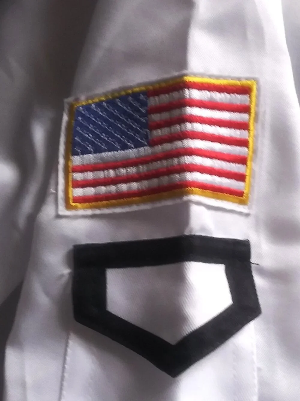 Aeromax NASA Jr Astronaut Costume White Flight Jumpsuit Kids Large for 10/12 yea